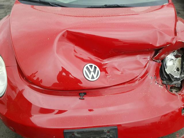 3VWRG3AL1AM003384 - 2010 VOLKSWAGEN NEW BEETLE წითელი ფოტო 7