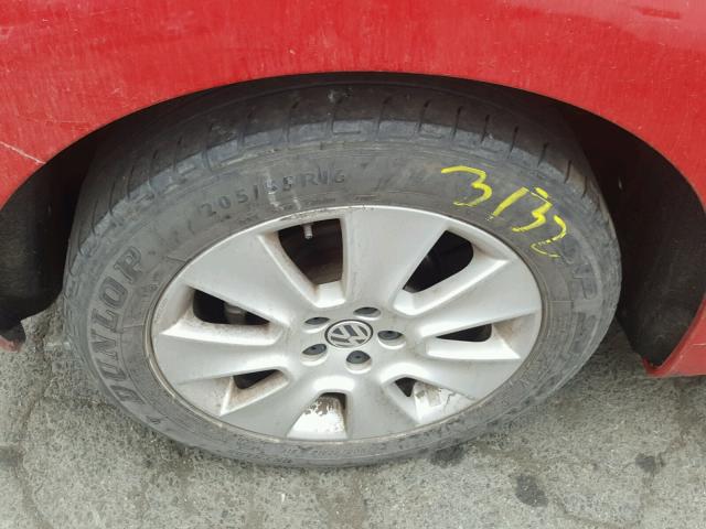 3VWRG3AL1AM003384 - 2010 VOLKSWAGEN NEW BEETLE წითელი ფოტო 9