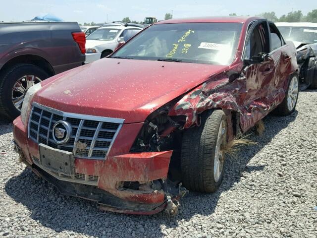 1G6DP5E36C0113584 - 2012 CADILLAC CTS PREMIU BURGUNDY photo 2