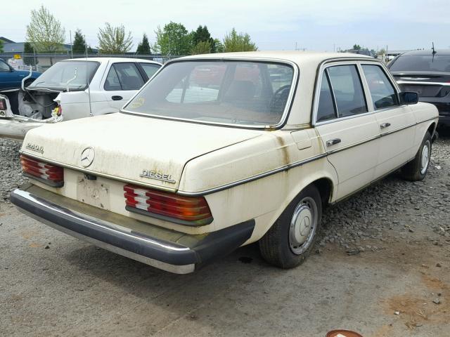 12312312160135 - 1980 MERCEDES-BENZ 240D CREAM photo 4