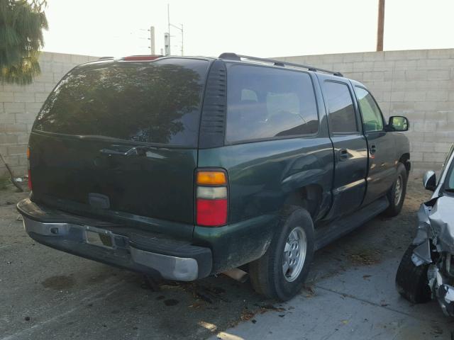 3GNEC16T74G299046 - 2004 CHEVROLET SUBURBAN C GREEN photo 4