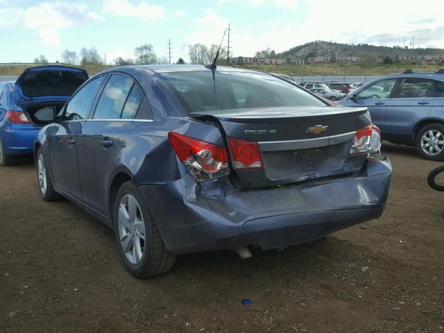 1G1P75SZXE7278060 - 2014 CHEVROLET CRUZE BLUE photo 3