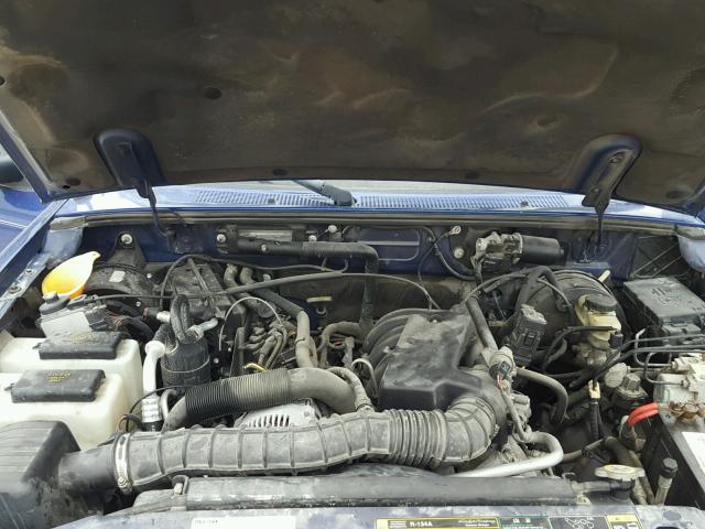 4F4YR12U96PM00547 - 2006 MAZDA B3000 BLUE photo 7