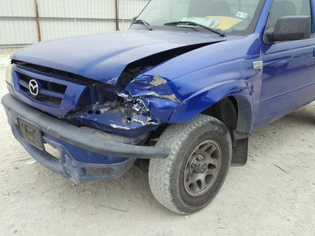 4F4YR12U96PM00547 - 2006 MAZDA B3000 BLUE photo 9