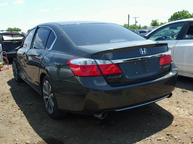 1HGCR2F56DA252337 - 2013 HONDA ACCORD SPO GRAY photo 3