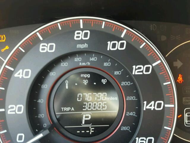 1HGCR2F56DA252337 - 2013 HONDA ACCORD SPO GRAY photo 8