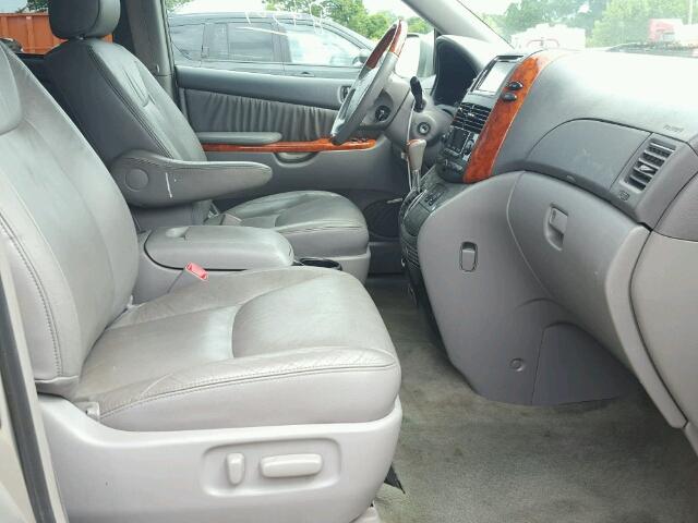 5TDZA22C66S551840 - 2006 TOYOTA SIENNA XLE SILVER photo 5