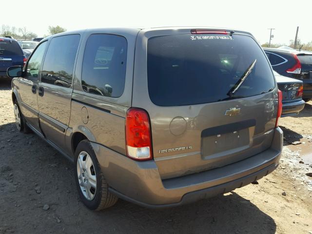 1GNDV23L26D137180 - 2006 CHEVROLET UPLANDER L 米色 照片 3