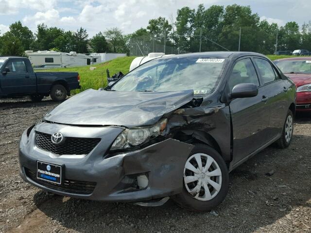 JTDBL40E09J008027 - 2009 TOYOTA COROLLA GRAY photo 2