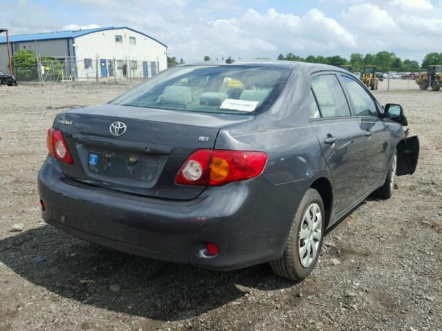 JTDBL40E09J008027 - 2009 TOYOTA COROLLA GRAY photo 4