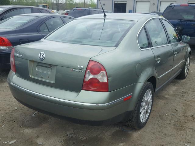 WVWTH63B73P298919 - 2003 VOLKSWAGEN PASSAT GLX 绿色 照片 4