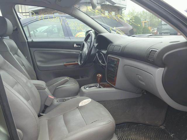 WVWTH63B73P298919 - 2003 VOLKSWAGEN PASSAT GLX 绿色 照片 5