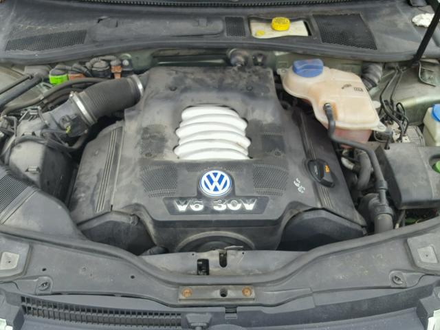 WVWTH63B73P298919 - 2003 VOLKSWAGEN PASSAT GLX 绿色 照片 7