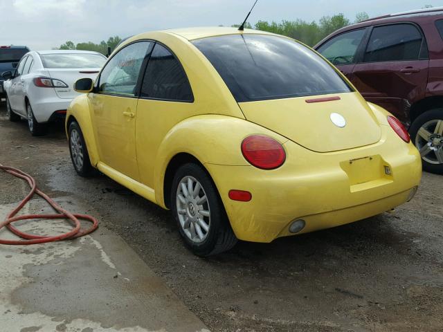 3VWCR31CX5M405779 - 2005 VOLKSWAGEN NEW BEETLE 黄色 照片 3