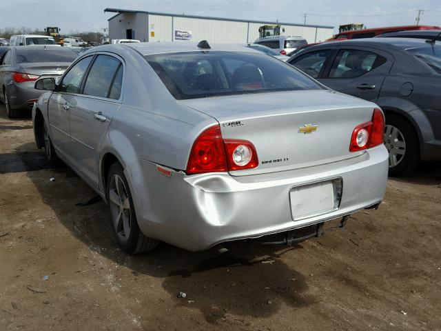 1G1ZC5E07CF165073 - 2012 CHEVROLET MALIBU 1LT ვერცხლისფერი ფოტო 3