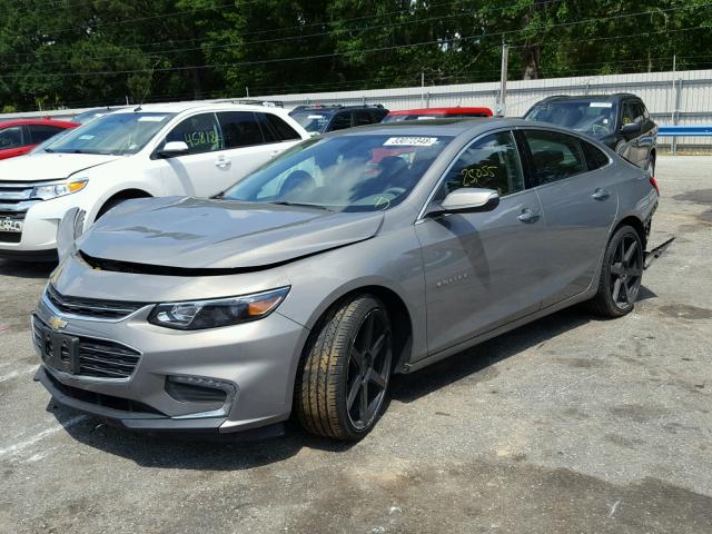 1G1ZH5SXXHF140615 - 2017 CHEVROLET MALIBU PRE GRAY photo 2