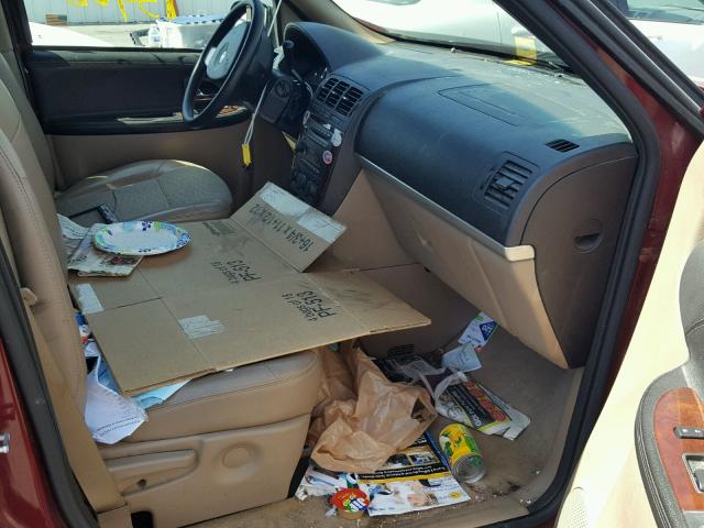 1GNDV23L15D275758 - 2005 CHEVROLET UPLANDER L BURGUNDY photo 5