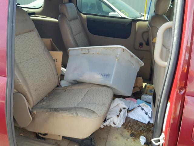 1GNDV23L15D275758 - 2005 CHEVROLET UPLANDER L BURGUNDY photo 6