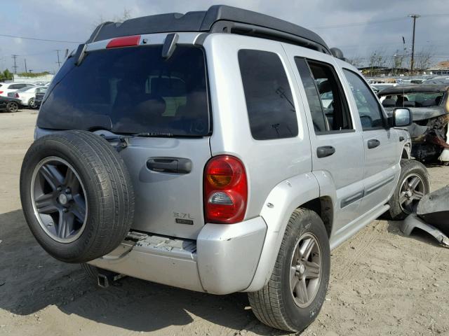 1J4GK38K64W151910 - 2004 JEEP LIBERTY RE SILVER photo 4