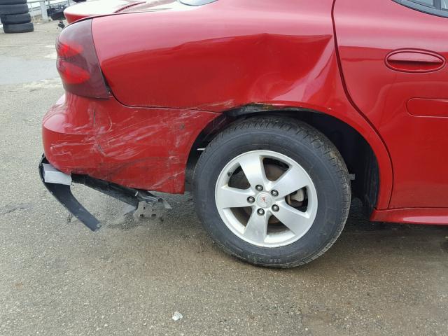 2G2WP552871107233 - 2007 PONTIAC GRAND PRIX Qırmızı foto 9