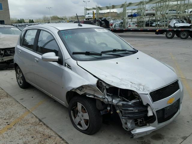 KL1TD66E99B339565 - 2009 CHEVROLET AVEO LS SILVER photo 1