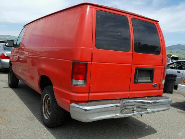 1FTNE24L71HA86014 - 2001 FORD ECONOLINE RED photo 3