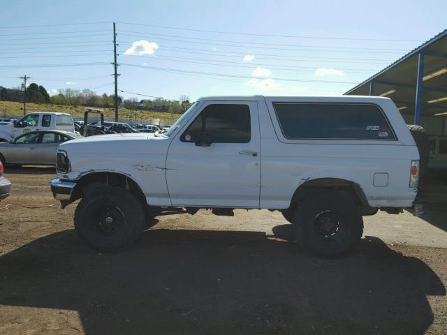 1FMEU15H3PLB14030 - 1993 FORD BRONCO U10 WHITE photo 9