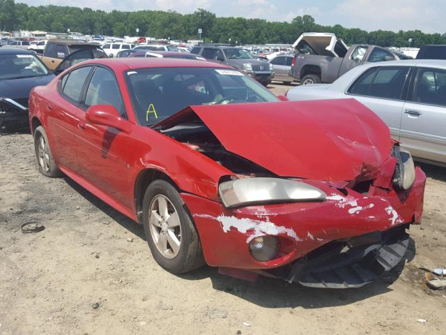 2G2WP552181102067 - 2008 PONTIAC GRAND PRIX RED photo 1