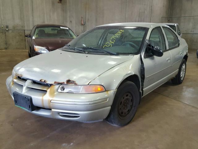 1B3EJ46X1YN200772 - 2000 DODGE STRATUS SE GRAY photo 2