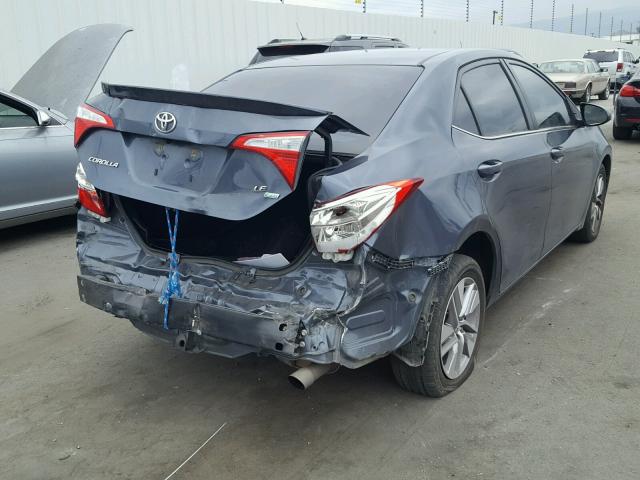 2T1BPRHE7EC130525 - 2014 TOYOTA COROLLA EC BLUE photo 9