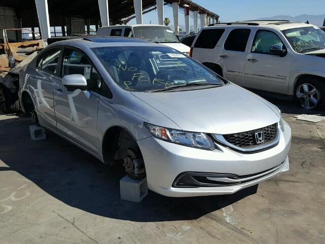 19XFB2F86EE055449 - 2014 HONDA CIVIC EX SILVER photo 1