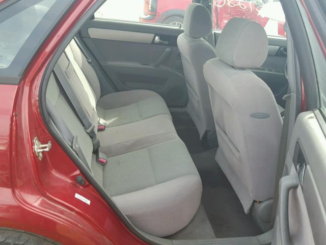 KL5JD56Z28K832022 - 2008 SUZUKI FORENZA BA RED photo 6