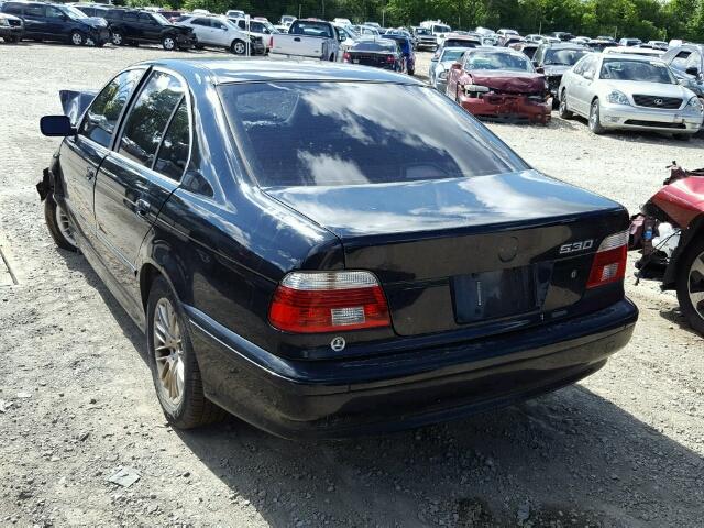 WBADT63492CH95805 - 2002 BMW 530I AUTOM BLACK photo 3