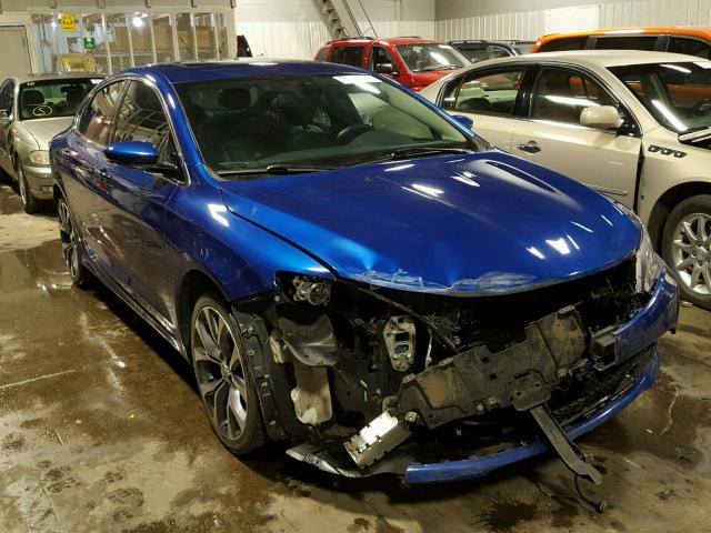 1C3CCCEG0FN530609 - 2015 CHRYSLER 200 C BLUE photo 1