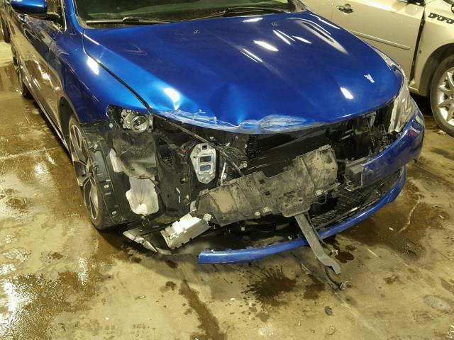 1C3CCCEG0FN530609 - 2015 CHRYSLER 200 C BLUE photo 9