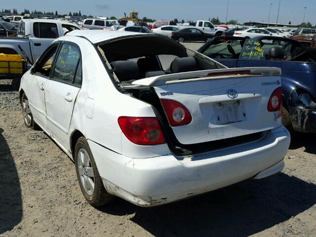 1NXBR30E26Z655933 - 2006 TOYOTA COROLLA CE WHITE photo 3