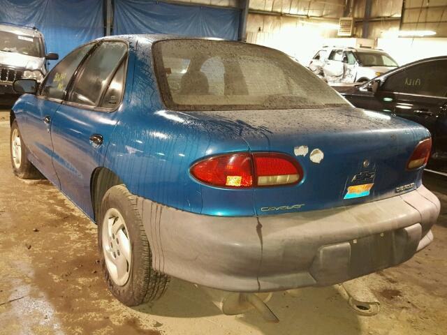 1G1JC5246W7291928 - 1998 CHEVROLET CAVALIER TEAL photo 3