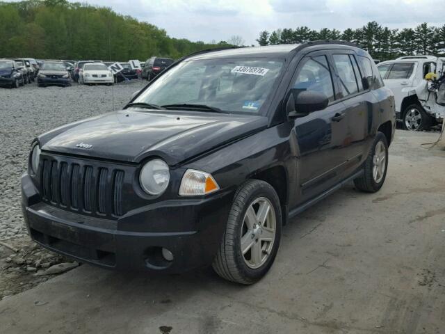 1J8FT47W48D669579 - 2008 JEEP COMPASS SP BLACK photo 2