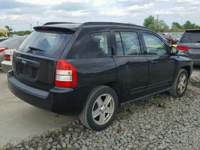 1J8FT47W48D669579 - 2008 JEEP COMPASS SP BLACK photo 4