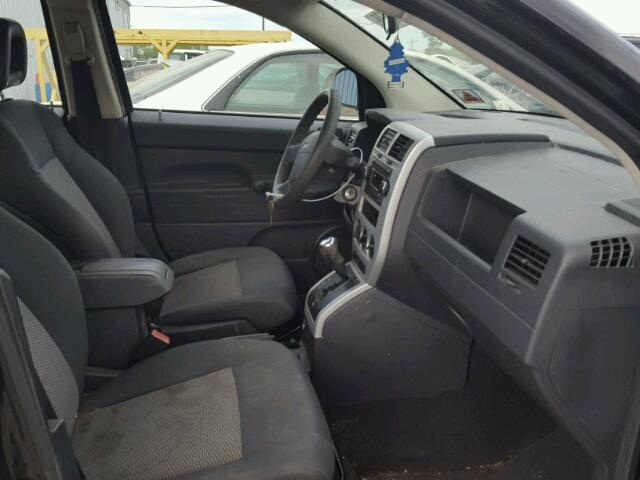 1J8FT47W48D669579 - 2008 JEEP COMPASS SP BLACK photo 5