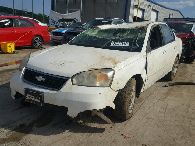 1G1ZS58F97F100489 - 2007 CHEVROLET MALIBU LS 白色 照片 2