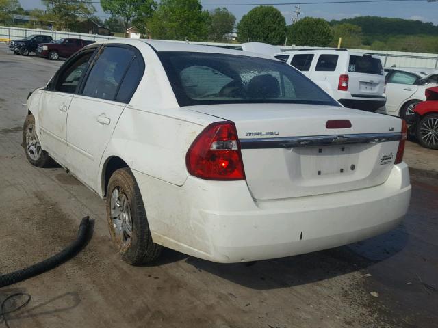 1G1ZS58F97F100489 - 2007 CHEVROLET MALIBU LS 白色 照片 3
