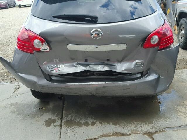 JN8AS5MT8CW284970 - 2012 NISSAN ROGUE S GRAY photo 9