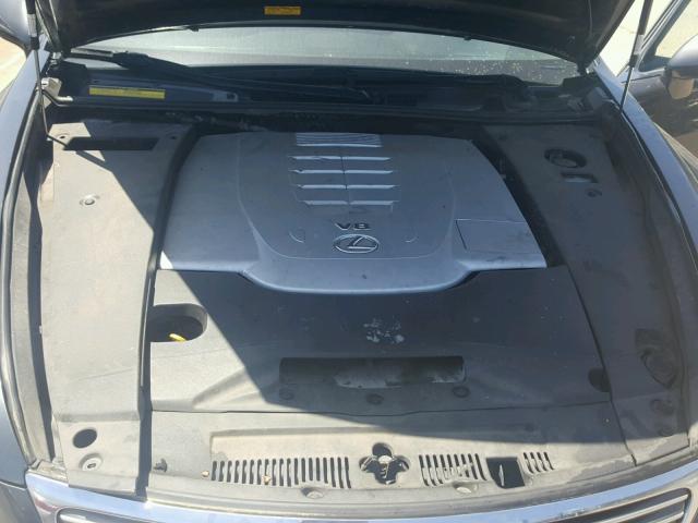 JTHBL46F395087099 - 2009 LEXUS LS 460 GRAY photo 7