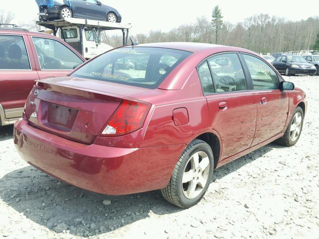 1G8AL55F26Z183745 - 2006 SATURN ION LEVEL RED photo 4