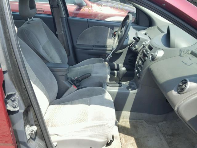 1G8AL55F26Z183745 - 2006 SATURN ION LEVEL RED photo 5