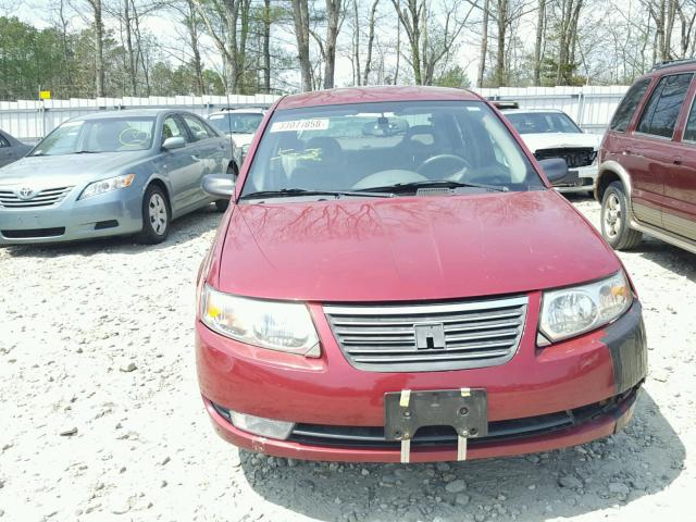 1G8AL55F26Z183745 - 2006 SATURN ION LEVEL RED photo 9