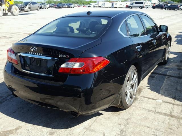 JN1AY1AP9BM520839 - 2011 INFINITI M56 BLACK photo 4