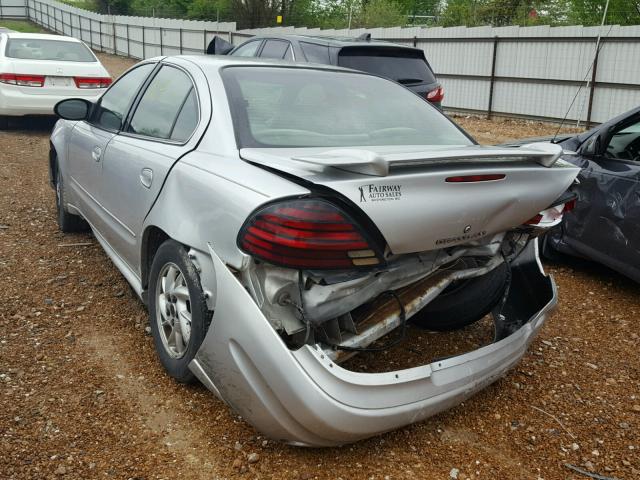 1G2NF52E34M600802 - 2004 PONTIAC GRAND AM S 银色 照片 3