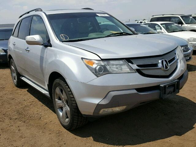 2HNYD28857H505948 - 2007 ACURA MDX SPORT SILVER photo 1